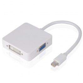 Video adaptér mini Display Port (DP) pro  HDMI/DVI/VGA